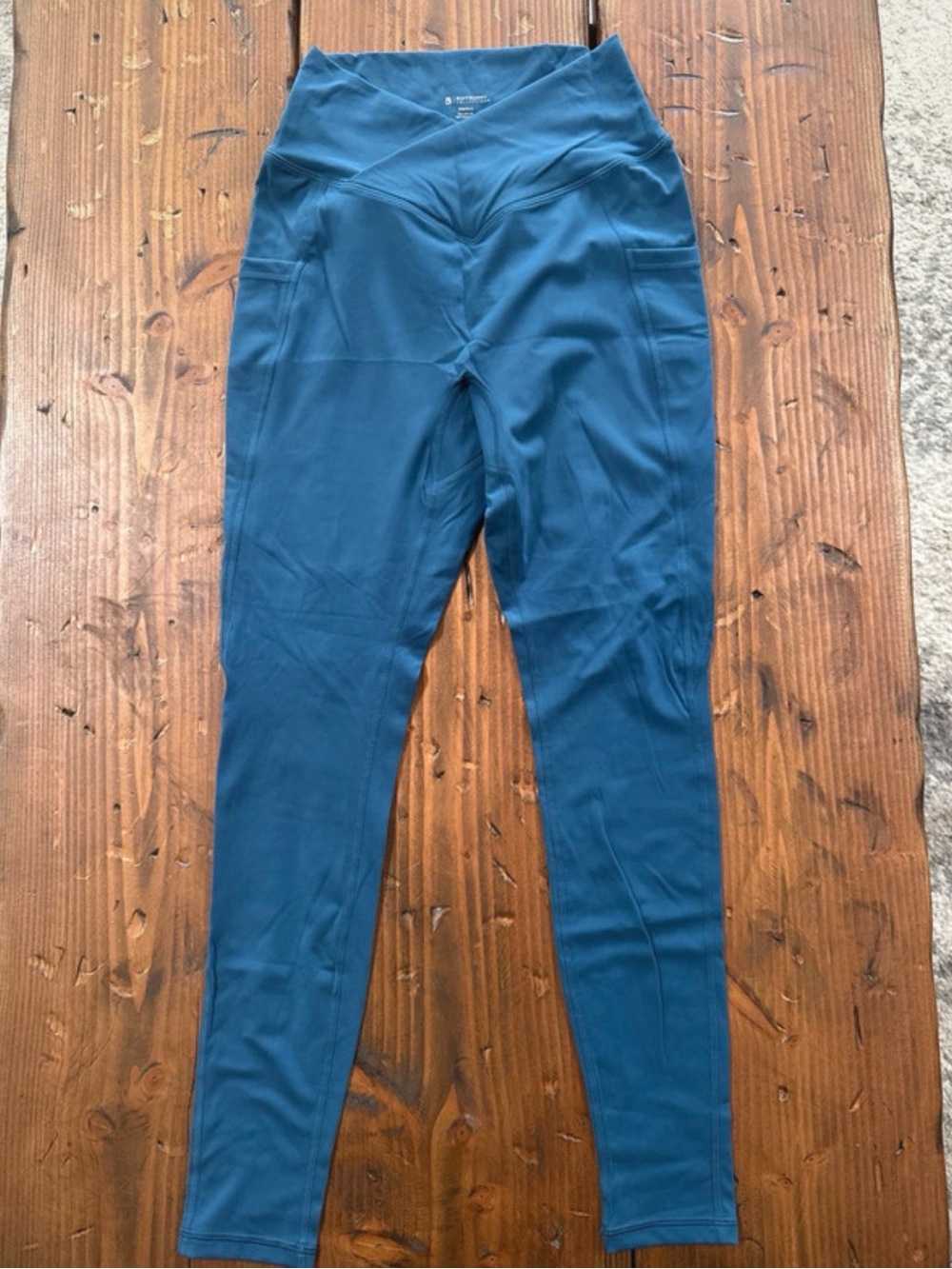 Buffbunny Teal Leggings with pockets